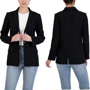 BCBGENERATION RELAXED ONE BUTTON BLAZER‎ WITH POCKETS IN BLACK NWT SIZE MEDIUM